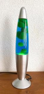 Lavalamp blauw groen 35cm, Ophalen of Verzenden, Zo goed als nieuw, Minder dan 50 cm