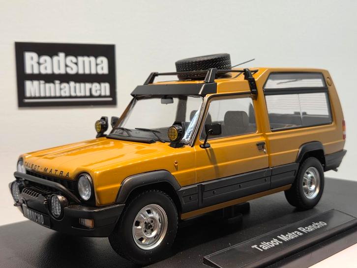 Talbot Matra Rancho - Oranje - 1:18 kk-scale, Hobby en Vrije tijd, Modelauto's | 1:18, Nieuw, Auto, Ophalen of Verzenden