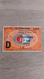kaart, FEIJENOORD-AJAX 2-1,                    seizoen 93/94, Overige typen, Gebruikt, Feyenoord, Verzenden