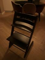 Stokke Tripp Trapp Zwart - Kinderstoel - Zo goed als nieuw!, Kinderen en Baby's, Kinderstoelen, Ophalen, Zo goed als nieuw, Meegroeistoel