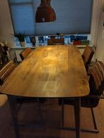 eettafel, Deens ovaal, mango hout, Huis en Inrichting, Tafels | Eettafels, Ophalen, 100 tot 150 cm, 200 cm of meer, Zo goed als nieuw