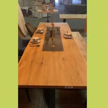 RUIM ASSORTIMENT EIKEN BOOMSTAMTAFELS! beschikbaar voor biedingen