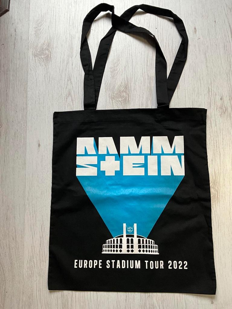 Tas van Rammstein Tour 2022 Unisex, Gebruiksvoorwerp, Tas van Rammstein Tour 2022 Unisex, Nieuw, Ophalen of Verzenden
