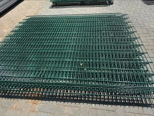 Dubbelstaafmat Hekwerkpakket 203 cm Hoog – 20 Meter Compleet, Tuin en Terras, Tuinhekken en Hekwerk, Zo goed als nieuw, Dubbelstaafmat hekwerk