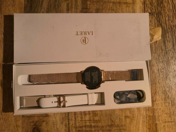 IARET Smartwatch, Sieraden, Tassen en Uiterlijk, Smartwatches, Zo goed als nieuw, Android, Roze, Afstand, Calorieverbanding, Hartslag