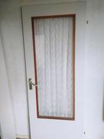 Binnendeur met raam, Doe-het-zelf en Verbouw, Deuren en Horren, 80 tot 100 cm, Zo goed als nieuw, Ophalen, 200 tot 215 cm