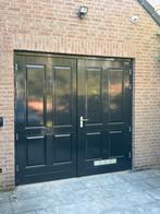 Openslaande garagedeuren, Doe-het-zelf en Verbouw, Deuren en Horren, Ophalen, Gebruikt, 120 cm of meer, Garagedeur