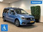 Volkswagen Caddy Maxi Rolstoelauto 5+1 Luchtvering, Auto's, Automaat, 12 maanden, Stof, Gebruikt