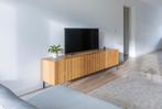 Tv Kast WOOOD Gravure, Huis en Inrichting, 100 tot 150 cm, Eikenhout, Ophalen of Verzenden, Zo goed als nieuw