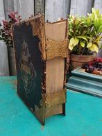Antieke bijbel holy bible +-1890 25-35cm slot verguld Miekje, Ophalen of Verzenden
