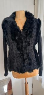 MARTINO  Prachtig vest/ jasje met bont, Zwart, Ophalen of Verzenden, Zo goed als nieuw, MARTINO