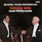 Brahms Rubinstein Mehta Piano Concerto No1 Decca SXL, Cd's en Dvd's, Vinyl | Klassiek, Orkest of Ballet, Zo goed als nieuw, Romantiek