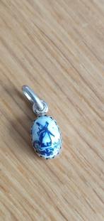 Delftsblauwe molen kettinghanger voor kind, Overige voorstellingen, Verzenden, Nieuw, Zilver