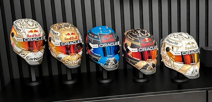 Max Verstappen F1 1.2 Helm Standaard!!, Verzamelen, Automerken, Motoren en Formule 1, Nieuw, Formule 1, Ophalen of Verzenden