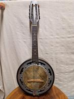 8-snarige Mandoline-Banjo | ca. 1900–1930 | Huidvel, Gebruikt, Mandolinebanjo, Onbekend, Ophalen of Verzenden