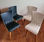 te koop: set 4 Van Os stoelen swingstoelen, vintage jaren 50, Huis en Inrichting, Stoelen, Ophalen, Gebruikt, Overige kleuren