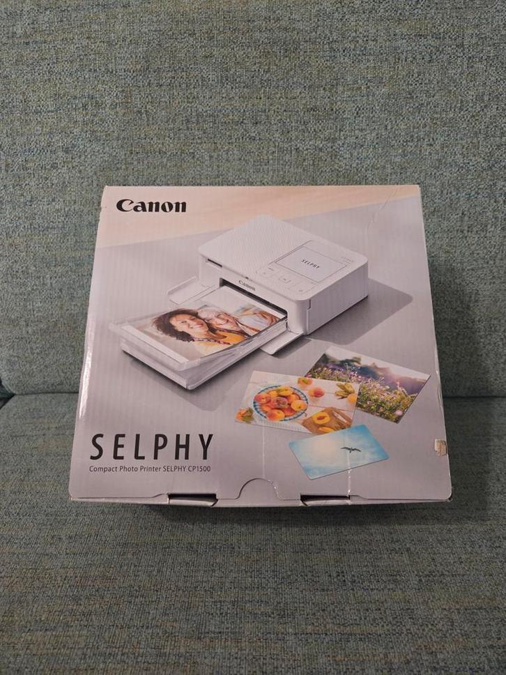 Canon Selphy CP1500 Fotoprinter, Computers en Software, Printers, Nieuw, Fotoprinter, Thermo-printer, Kleur printen, Draadloos