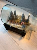 Kerst vaas met kerstdecoratie, Ophalen of Verzenden, Gebruikt