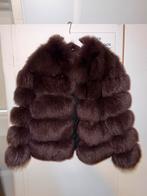Echt faux fur jas dames maat S, Ophalen of Verzenden, Zo goed als nieuw, Zwart