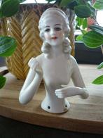 Antieke Half Doll met mooie beschildering., Verzenden