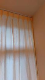 Roomkleurige gordijnen 300 breed en 240 hoog., Ophalen of Verzenden, Zo goed als nieuw, 200 cm of meer, 200 cm of meer