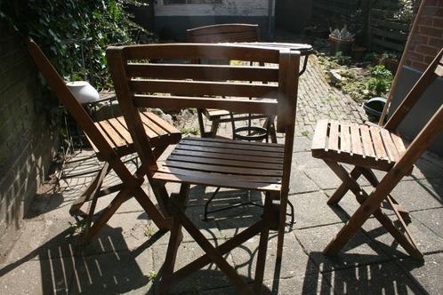 19e eeuw Franse bistro tuin set - A.TRET, Antiek en Kunst, Curiosa en Brocante, Ophalen