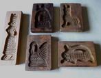 6 Orginele antieke, Brocante speculaas planken., Antiek en Kunst, Ophalen of Verzenden