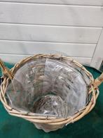 plantenmand met plastic en hengselcountryfield, Ophalen of Verzenden, 'T Olde Gre-j, Info@toldegrej.nl, Endepoelstraat 20f Didam