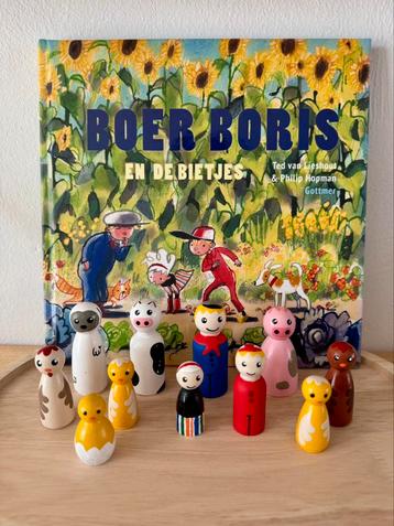 Houten Boer Boris pegdolls beschikbaar voor biedingen