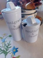 Riviera Maison Olie-Azijn & Mosterd Saus Set, Ophalen of Verzenden, Zo goed als nieuw