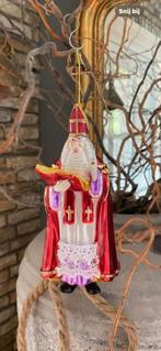 Glas kerstbal van sinterklaas Sint kerstbal, Ophalen of Verzenden, Zo goed als nieuw