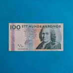100 kronen Zweden #032, Postzegels en Munten, Bankbiljetten | Europa | Niet-Eurobiljetten, Los biljet, Overige landen, Verzenden