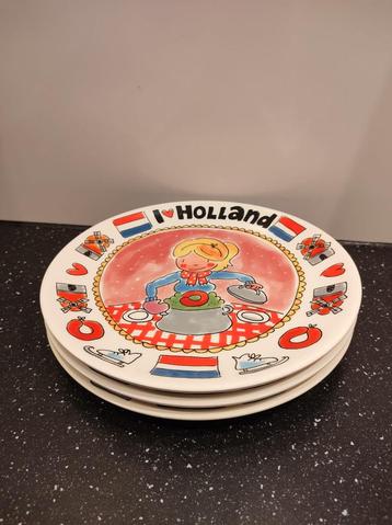 Blond Amsterdam - Dinerbord (26cm) I Love Holland 6x beschikbaar voor biedingen
