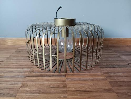 Moderne metalen plafondlamp, Huis en Inrichting, Lampen | Plafondlampen, Zo goed als nieuw, Metaal, Ophalen of Verzenden