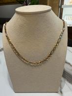 14k Gouden Figaro Heren Ketting 58cm, Sieraden, Tassen en Uiterlijk, Kettingen, Nieuw, Ophalen of Verzenden, Goud