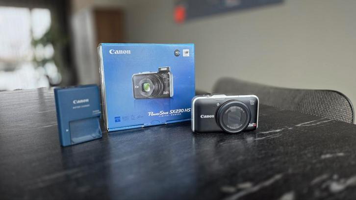 Canon Powershot SX230 HS - Als Nieuw, Compleet met Doos, Audio, Tv en Foto, Fotocamera's Digitaal, Ophalen of Verzenden