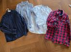 4 overhemden ook dik geblokt flanel SCOTCH SHRUNK 164/14, Ophalen of Verzenden, Gebruikt, Jongen, Overhemd of Blouse