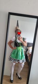 CARNAVAL DAMES TIROLER HEIDI GROEN JURK MAAT M (38), Ophalen of Verzenden, Zo goed als nieuw, Maat 38/40 (M), Carnaval