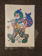 Kleurrijke clown raam sticker, Ophalen of Verzenden, Zo goed als nieuw