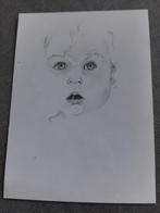 Zwart wit tekeningen. Babyfoto, Ophalen of Verzenden, 1960 tot 1980