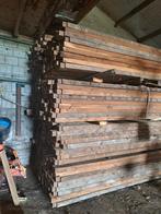 Partij vuurhout balken - Gebruikt, Doe-het-zelf en Verbouw, Hout en Planken, Gebruikt, Ophalen of Verzenden, Plank, Steigerhout