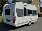 Hobby On Tour 390 SF Mover,dwars bed,treinzit, voortent, Caravans en Kamperen, Caravans, Hobby, Bedrijf, Treinzit, Tot 4 meter