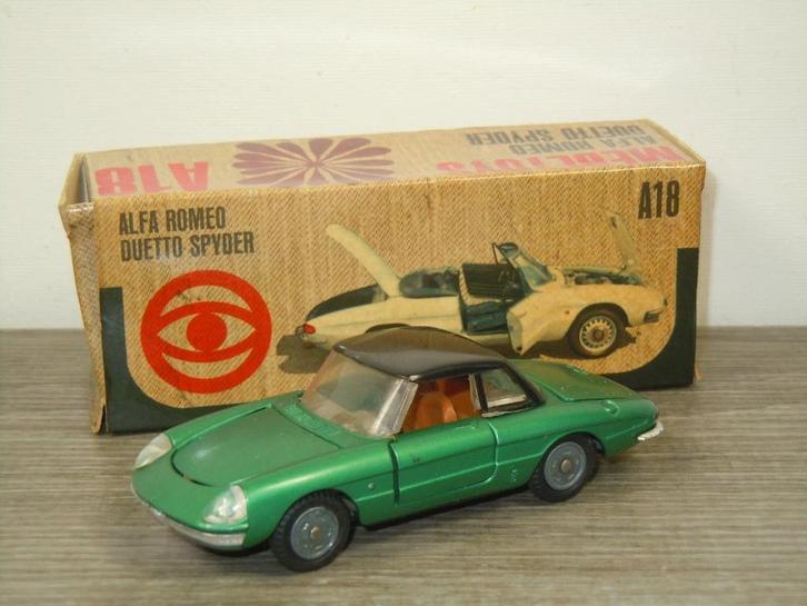 Alfa Romeo Duetto Spyder - Mebetoys A-18 Italy - 1:43, Hobby en Vrije tijd, Modelauto's | 1:43, Zo goed als nieuw, Auto, Overige merken