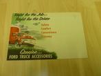 1953 Ford Pickup Truck Accessoires Brochure USA, Gelezen, Ophalen of Verzenden, Ford