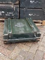 Stoere houten legerkisten , munitiekisten vanuit Bulgarije., Gebruikt, 50 tot 100 cm, Ophalen of Verzenden, Nvt