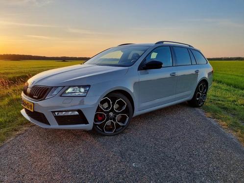 Skoda Octavia RS 2.0 TSI DSG | 245pk | 2019 | Steel Grey, Auto's, Skoda, Bedrijf, Octavia, ABS, Achteruitrijcamera, Adaptieve lichten