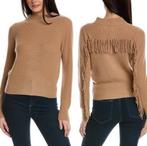 Brodie fringe trui cashmere zgn 38, Kleding | Dames, Ophalen of Verzenden, Zo goed als nieuw, Maat 38/40 (M), Zwart