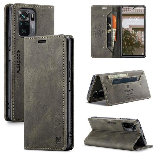 Luxe Flip Case met Kaarthouder voor Redmi Note 10s _ Bruin, Telecommunicatie, Mobiele telefoons | Hoesjes en Frontjes | Overige merken