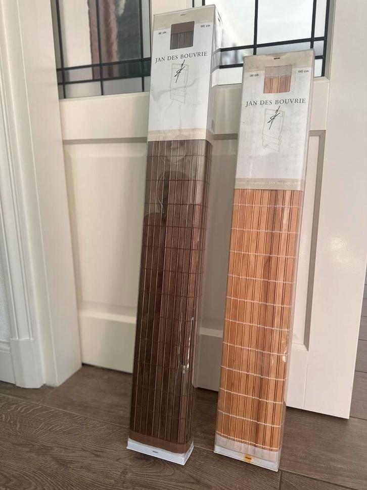 Houten vouwgordijn Jan des Bouvrie, Huis en Inrichting, Stoffering | Gordijnen en Lamellen, Nieuw, 150 tot 200 cm, 50 tot 100 cm