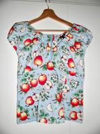 Hell Bunny top maat S / M, Blauw, Ophalen of Verzenden, Zo goed als nieuw, Maat 36 (S)